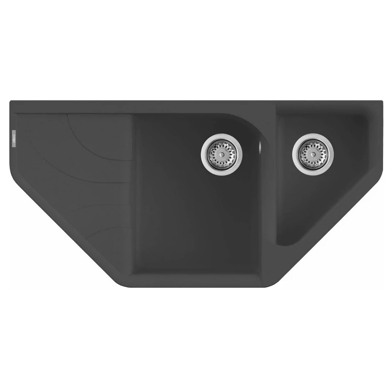 Elleci Ego ESA Gránit Mosogató M70 nero metal