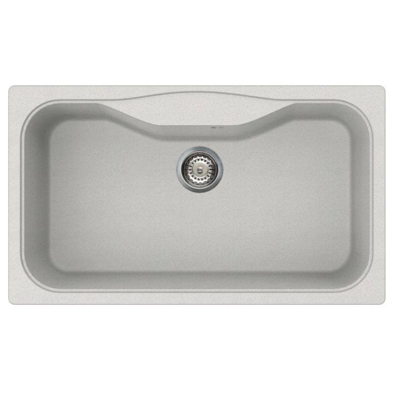 Elleci FOX 360 Gránit mosogató medence G52 bianco pietra