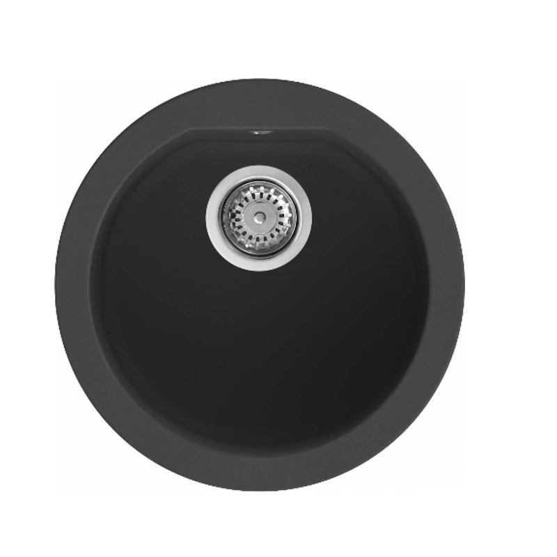 Elleci FOX ROUND Gránit mosogató medence G40 nero