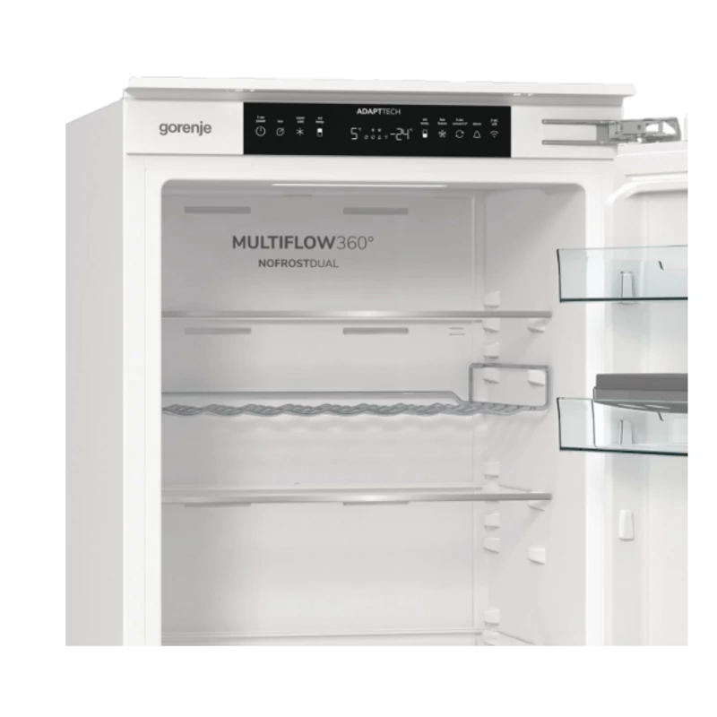 GORENJE BEÉPÍTHETŐ KOMBINÁLT HŰTŐSZEKRÉNY WIFI G400 - NRKI517E62WF