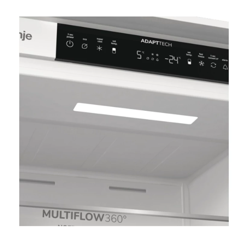 GORENJE BEÉPÍTHETŐ KOMBINÁLT HŰTŐSZEKRÉNY G400 - NRKI519E41