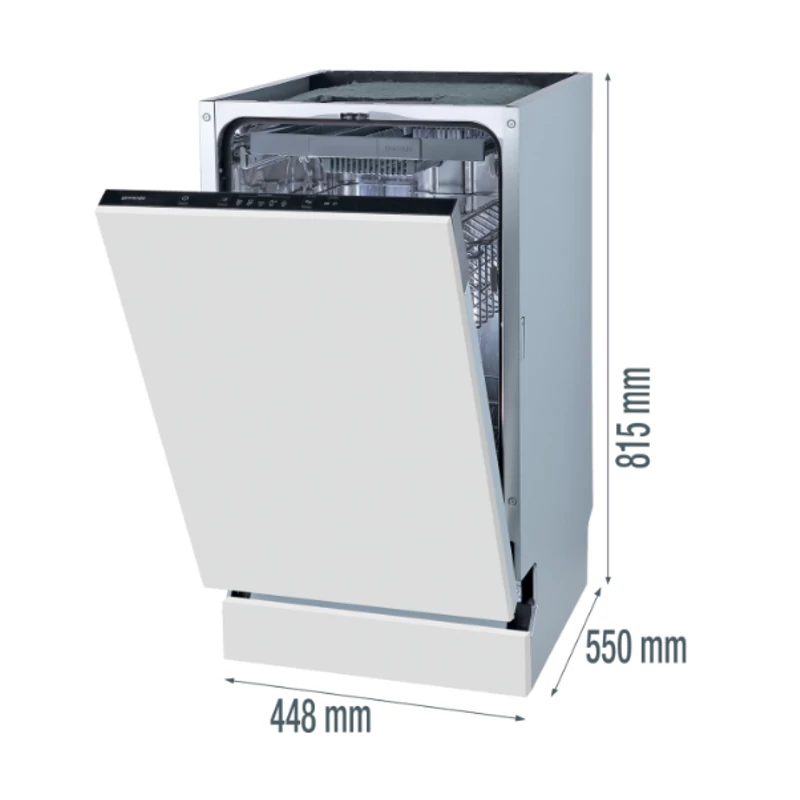 GORENJE Teljesen Beépíthető Mosogatógép - GV520E10
