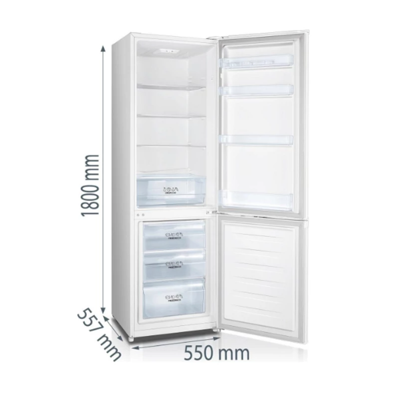 Gorenje Szabadonlló Hűtőszekrény RK418DPW4