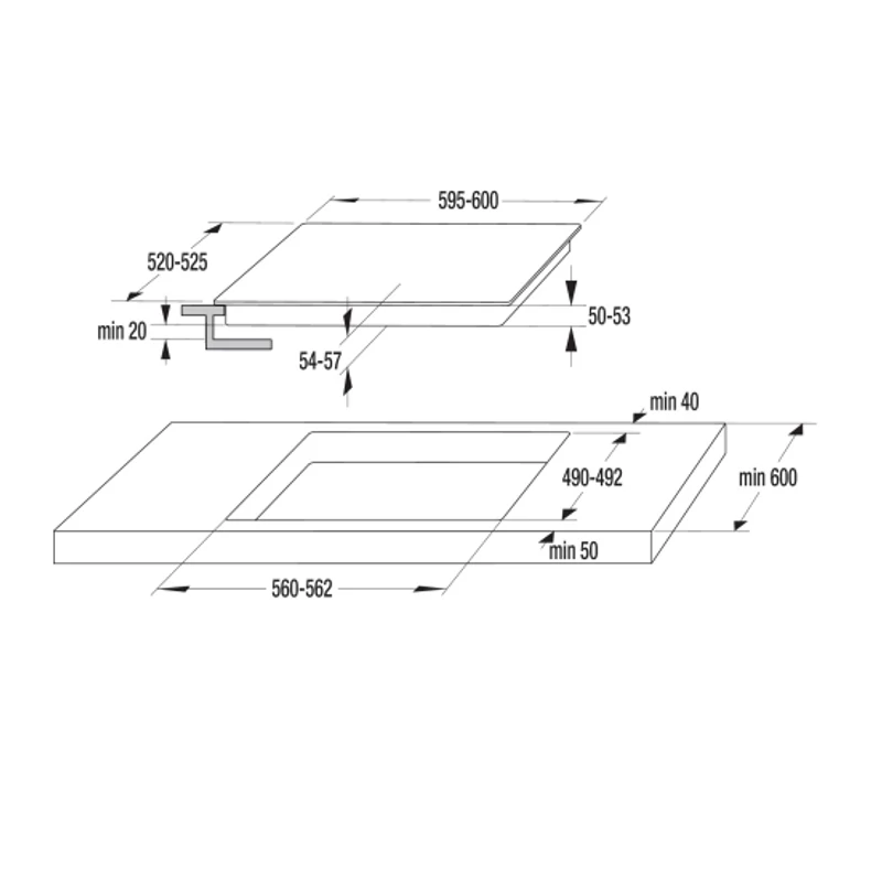 Gorenje Kerámia Főzőlap EC641BSC