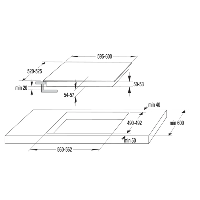Gorenje ECS643BCSC Kerámialap