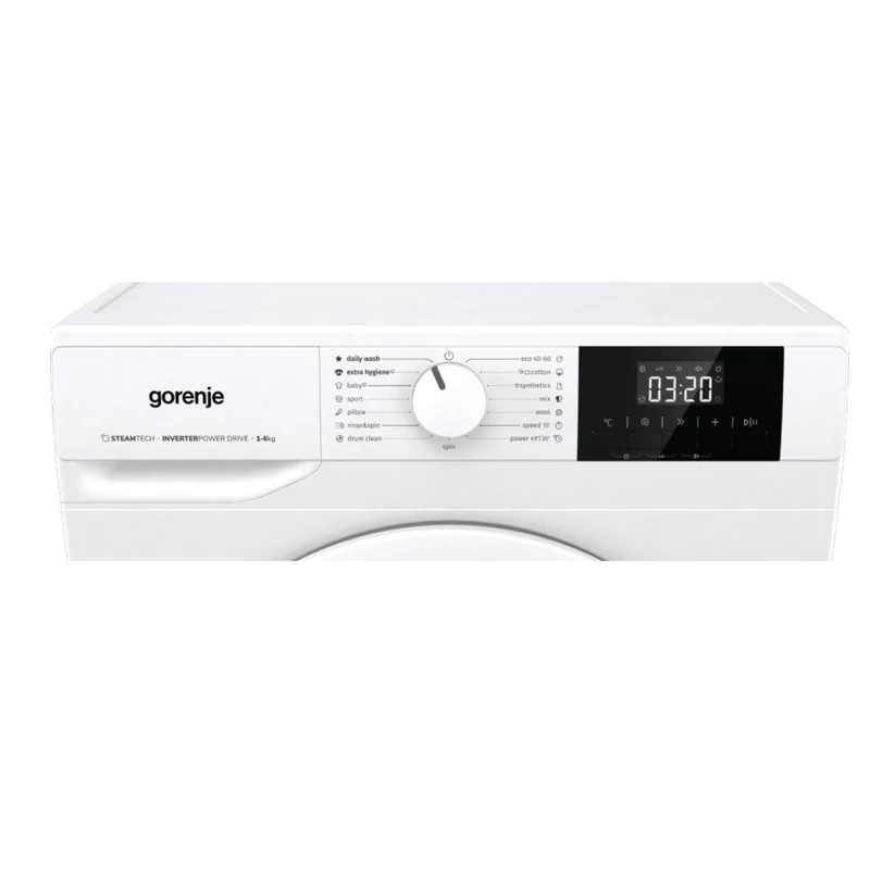GORENJE Szabadonálló elöltöltős keskeny mosógép WNGPI61SBS