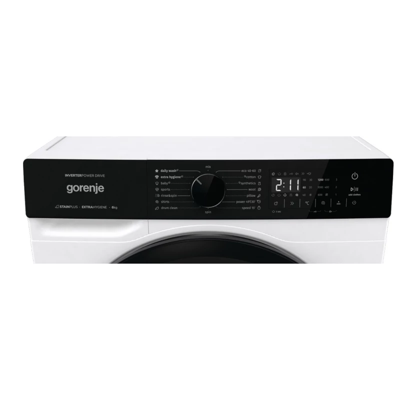 GORENJE Szabadonálló elöltöltős keskeny mosógép WNHA62SASEU