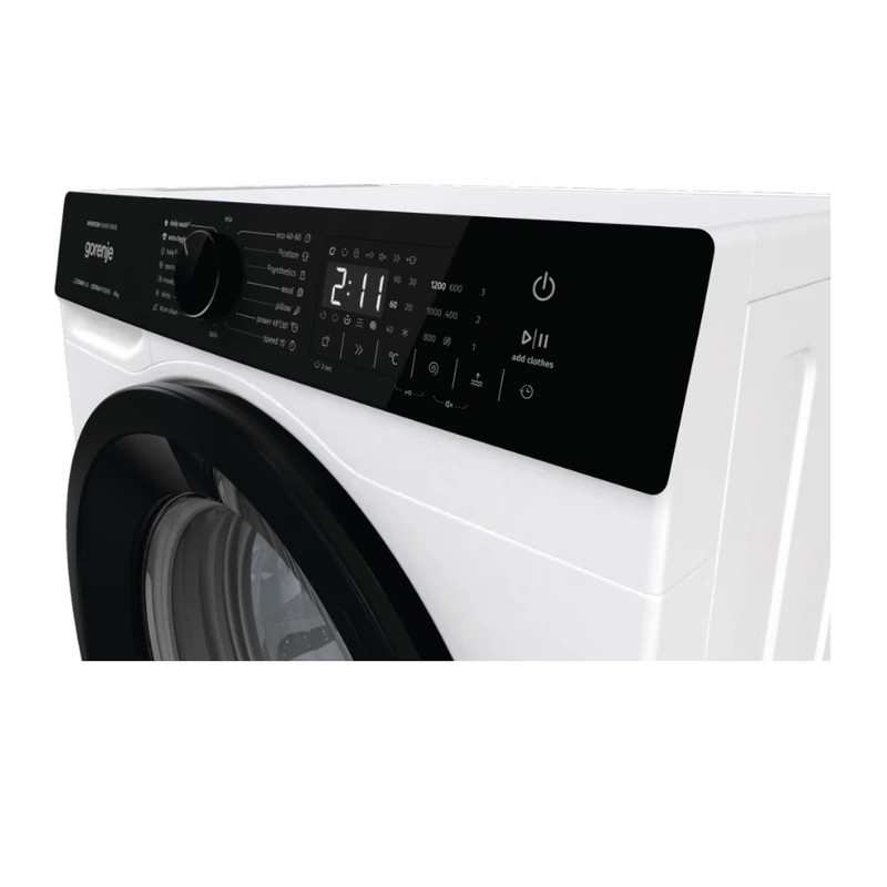 GORENJE Szabadonálló elöltöltős keskeny mosógép WNHA62SASEU