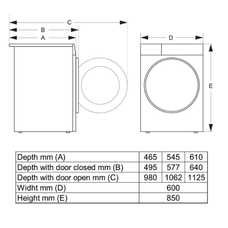 GORENJE Szabadonálló elöltöltős mosógép WPNEI72A1SWIFI