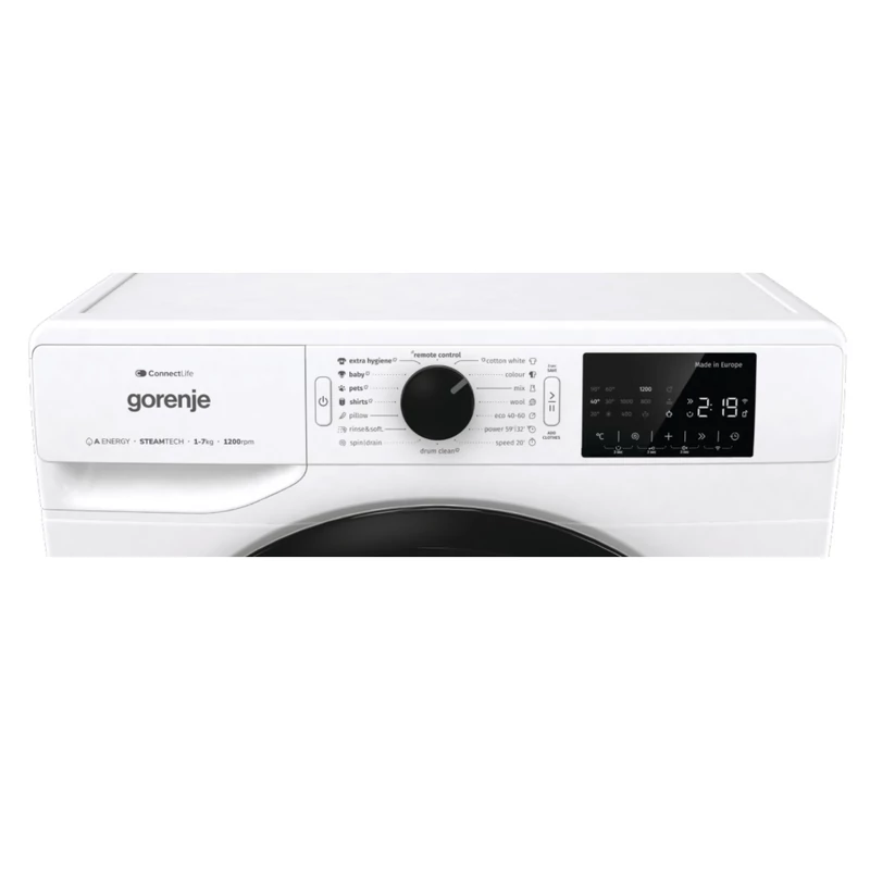 GORENJE Szabadonálló elöltöltős mosógép WPNEI72A1SWIFI
