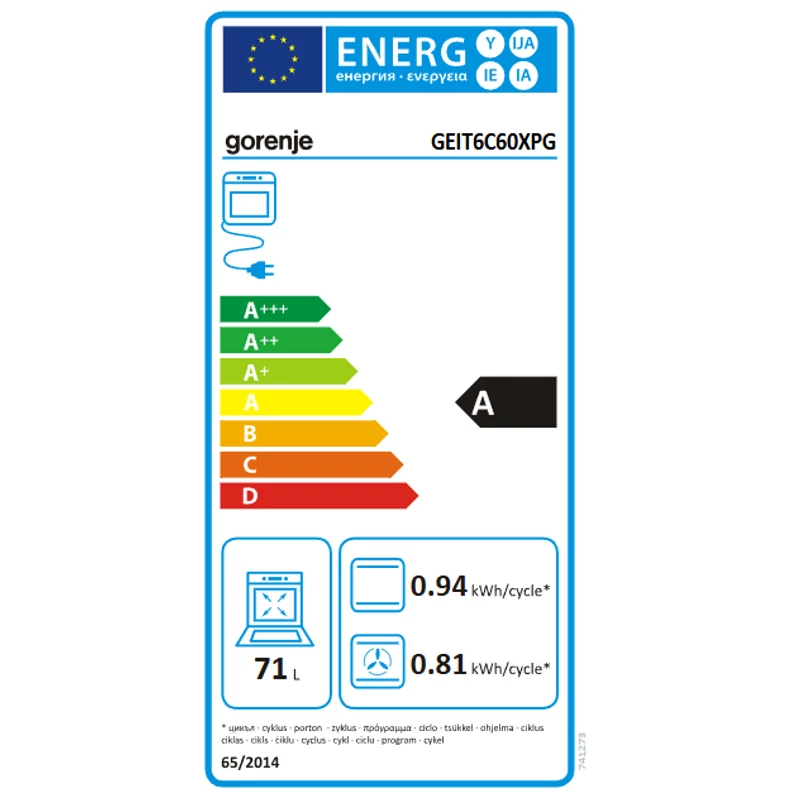 Gorenje GEIT6C60XPG indukciós villanytűzhely inox 60cm