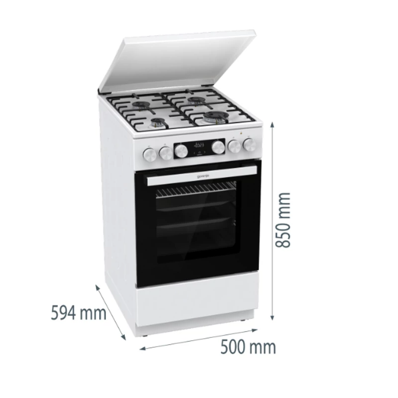 GORENJE Kombinált Tűzhely GK5C42WH-B
