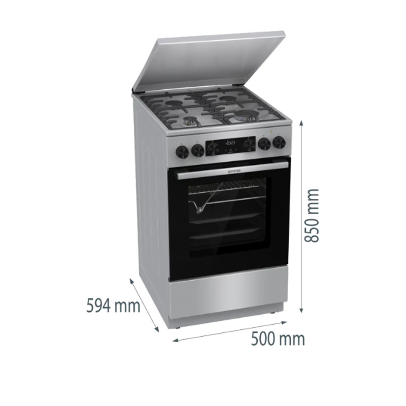 GORENJE Kombinált Tűzhely GKS5C71XF