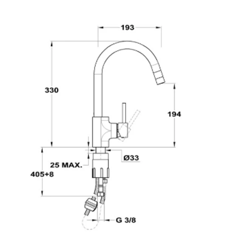 Mofém Junior Evo X Mosogató Csaptelep 152-0082-00