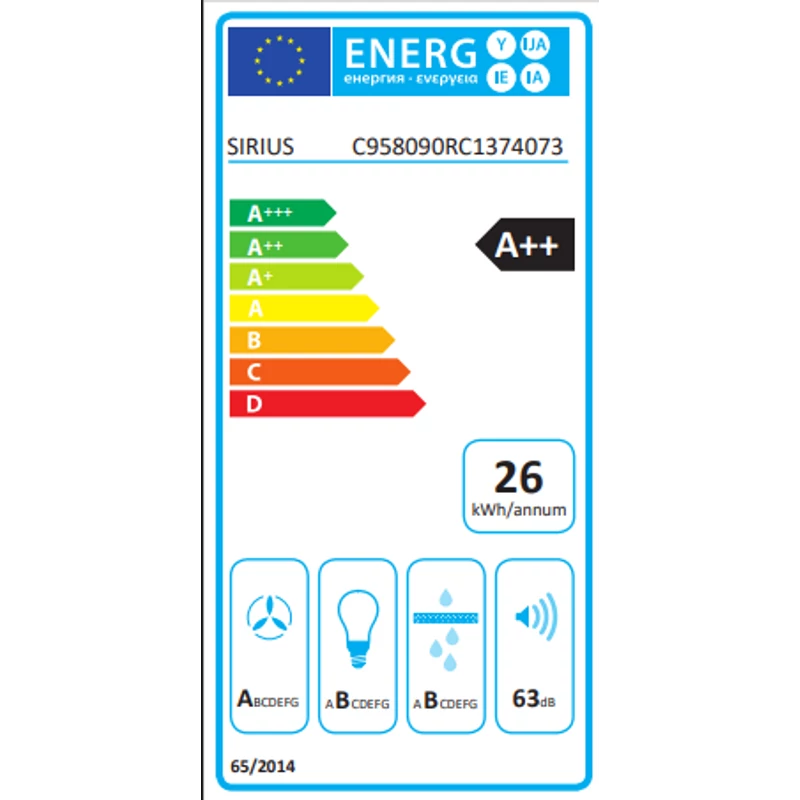 Sirius SLT-958 TW Brushless mennyezeti páraelszívó Fehér