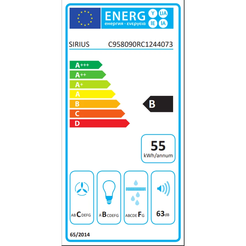 Sirius SLT-958 H200 TW mennyezeti páraelszívó inox
