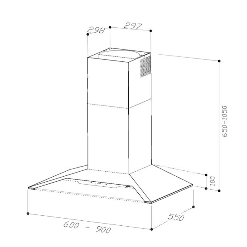 Sirius Páraelszívó SLTC-97 JEEG TW 60 cm fekete