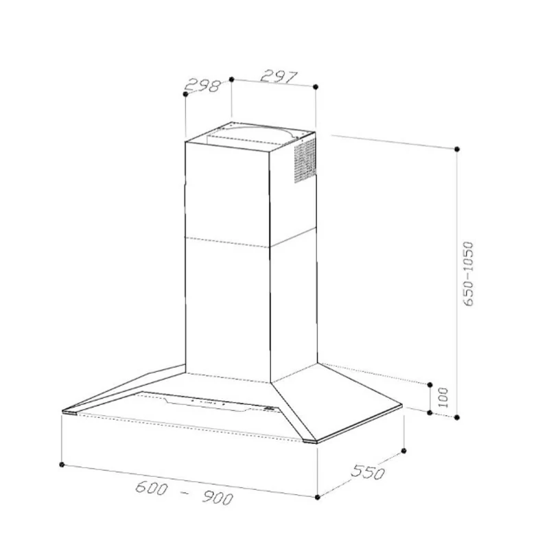 Sirius Páraelszívó SLTC-97 JEEG TW 90 cm fehér