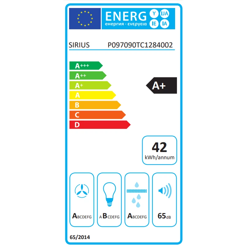 Sirius Páraelszívó SLTC-97 JEEG TW 90 cm fekete