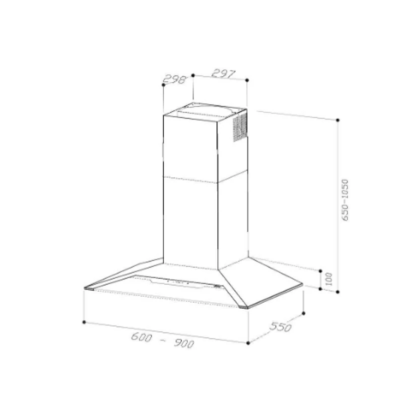 Sirius Páraelszívó SLTC-97 JEEG SAMS TW 90 cm fekete