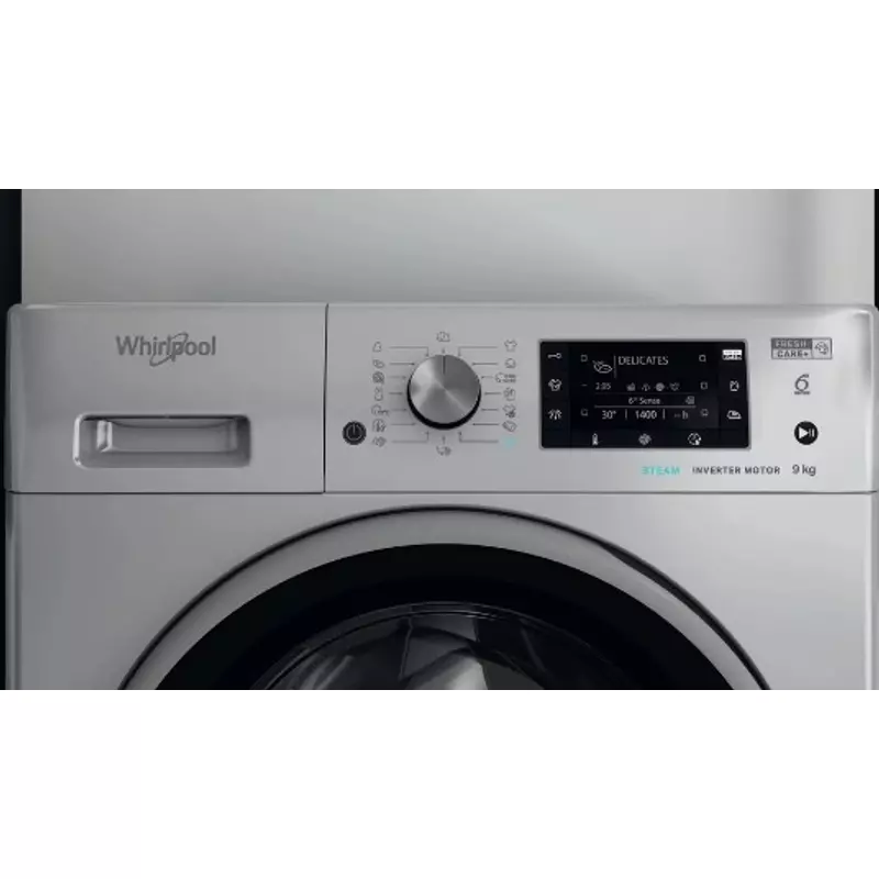 Whirlpool szabadonáló elöltöltős mosógép 9,0kg FFD 9458 SBSV EU