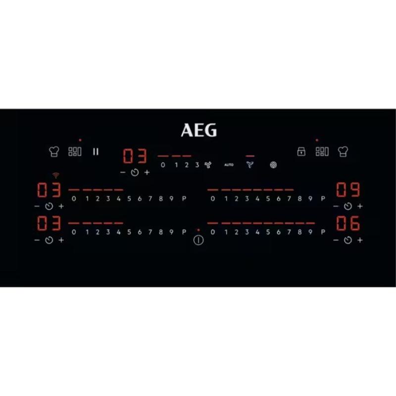 AEG CCE84779CB Beépíthető indukciós főzőlap beépített páraelszívóval