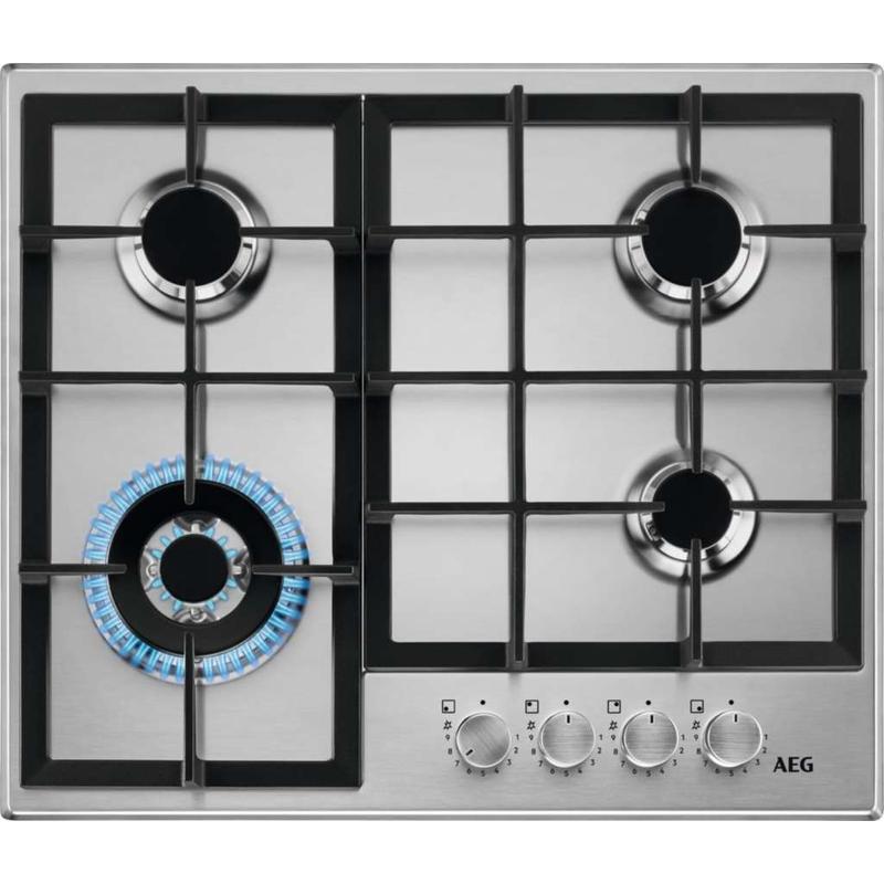 AEG HGB64420SM Beépíthető gáz főzőlap, 60 cm