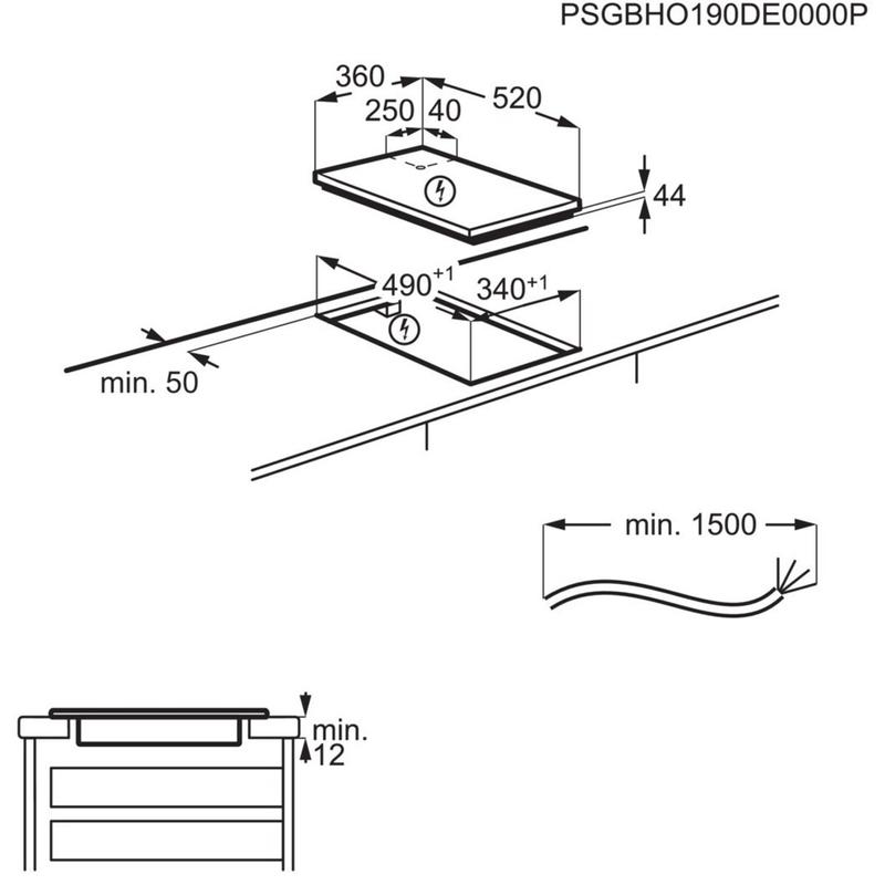 AEG IKE42640KB Beépíthető főzőlap