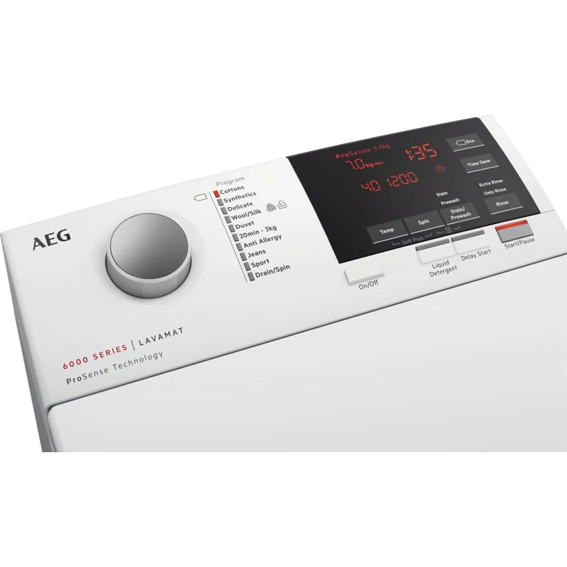 AEG LTN6G261E Felültöltős mosógép, 6 kg
