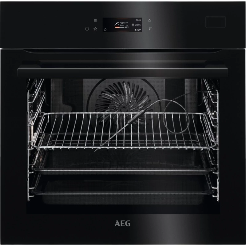 AEG BSE772380B SteamCrisp Gőzsütő pirolitikus tisztítás, maghőmérő
