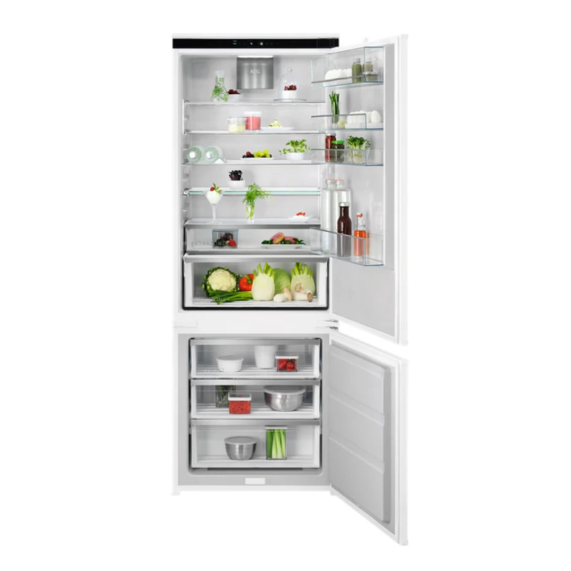 AEG NSC8T751DS GreenZone 7000 beépíthető alulfagyasztós hűtő 188x70cm