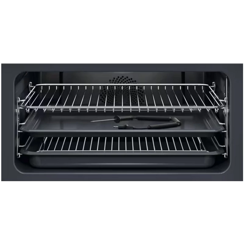 AEG NKK9N82KB ProAssist CombiQuick® 9000 beépíthető kompakt sütő - mikrohullámú maghőmérő fekete 45cm