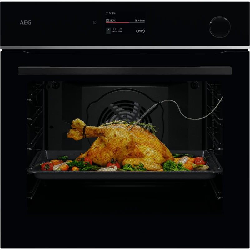 AEG TR7PB731SB MealAssist/SteamCrisp gőzsütő pirolítikus fekete