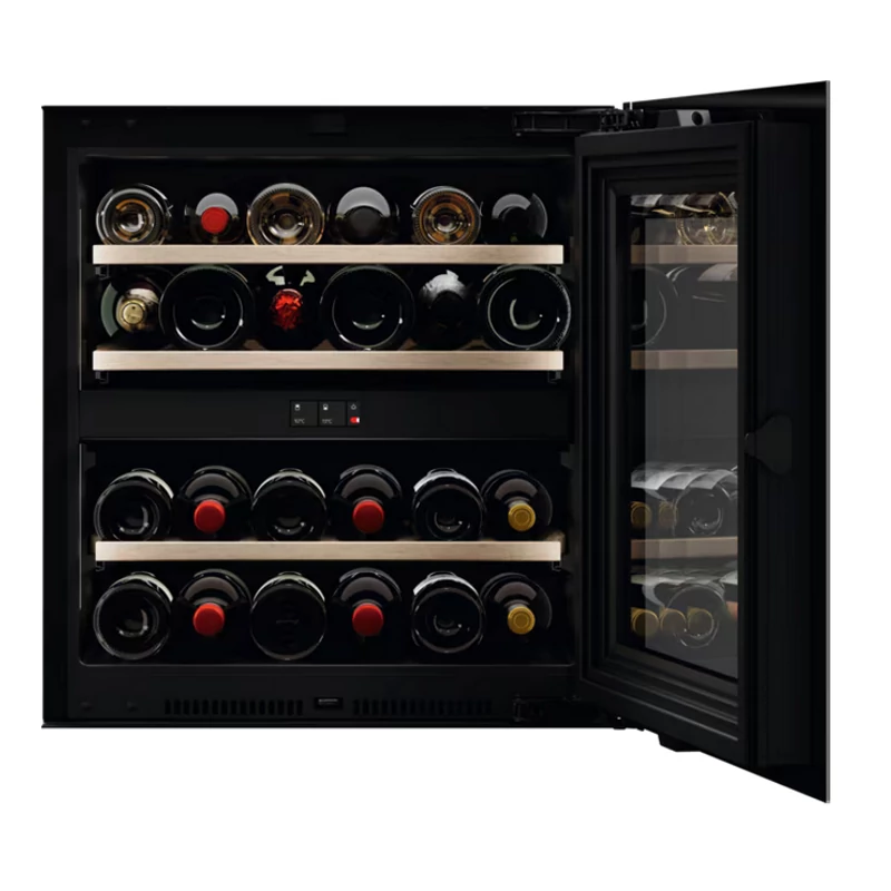 AEG AWCD280B6B beépíthető borhűtő fekete 60cm 26 palack