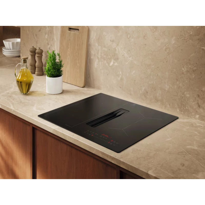 Electrolux ECC63410CT beépíthető indukciós lap páraelszívóval SaphirMatt® SE 60cm
