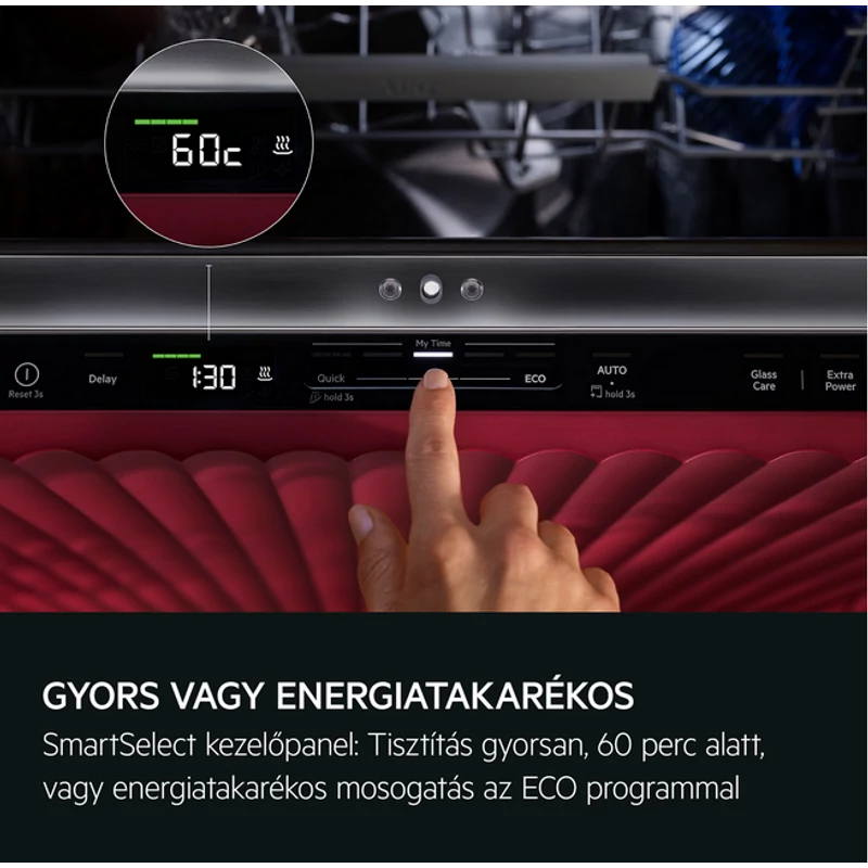 AEG GI6220D2SN teljesen beépíthető mosogatógép 60cm
