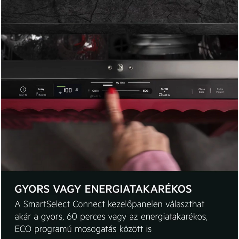 AEG GI7212A2SN teljesen beépíthető mosogatógép WiFi 60cm