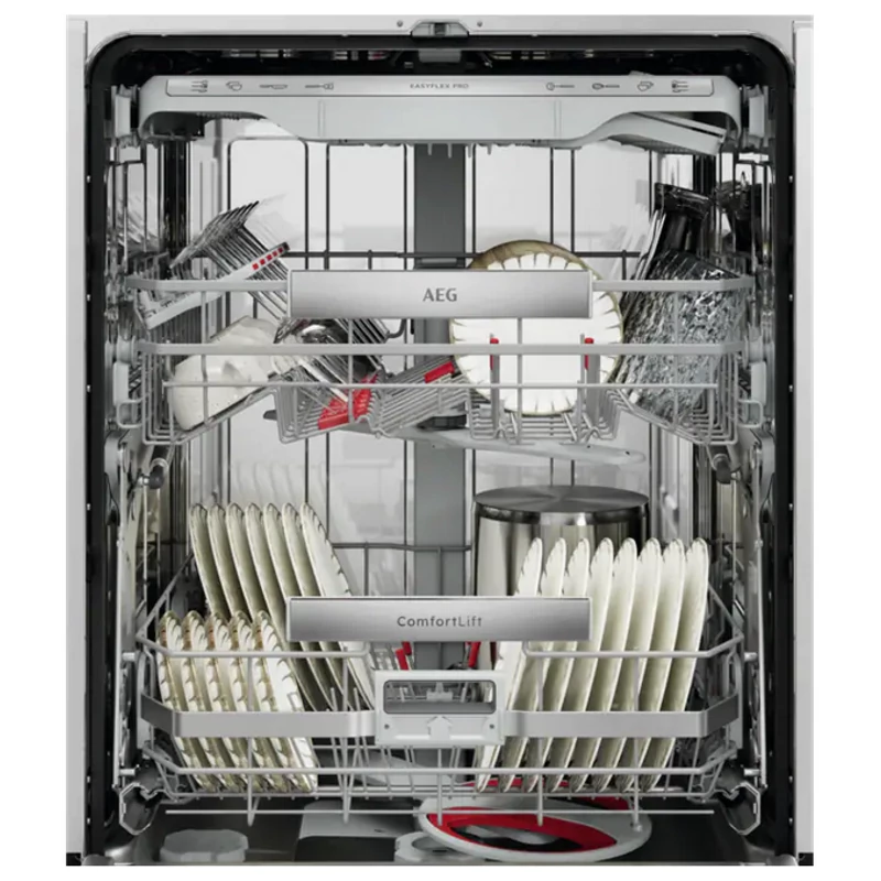 Aeg NG97IX50PK teljesen beépíthető mosogatógép XXL Maxi(87cm) PushtoOpen ComfortLift TFT