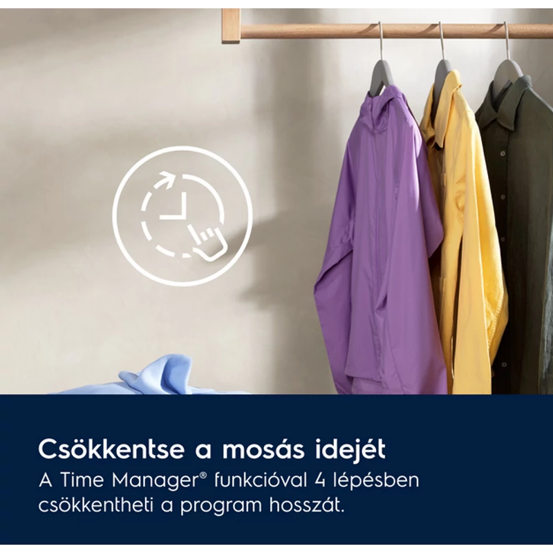 Electrolux EW6F9492E SensiCare 600 elöltöltős mosógép gőzfunkció FullWash 45' E2 9kg 1400f/p