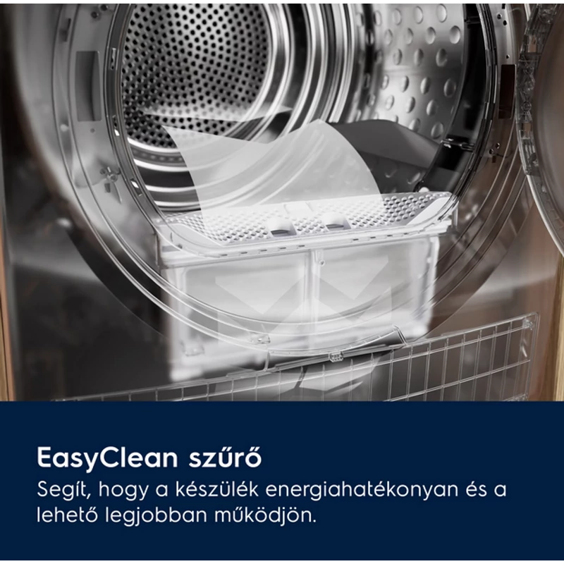 Electrolux EW6D98BEE GentleCare 600 hőszivattyús szárítógép 8kg