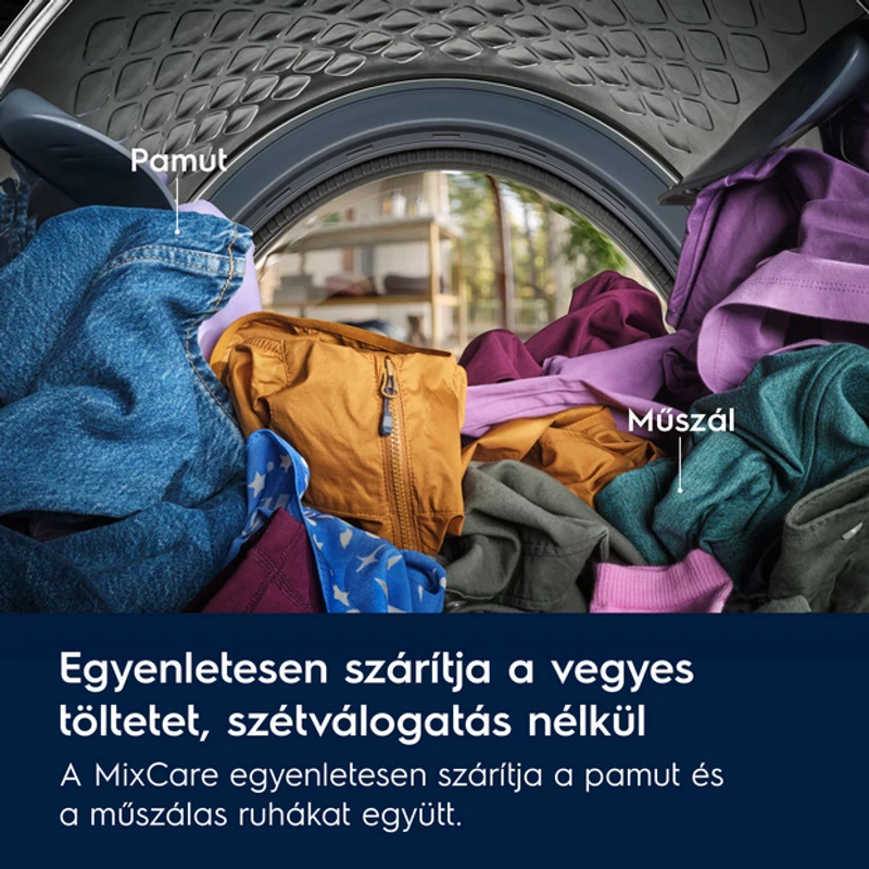 Electrolux EW6D98BEE GentleCare 600 hőszivattyús szárítógép 8kg