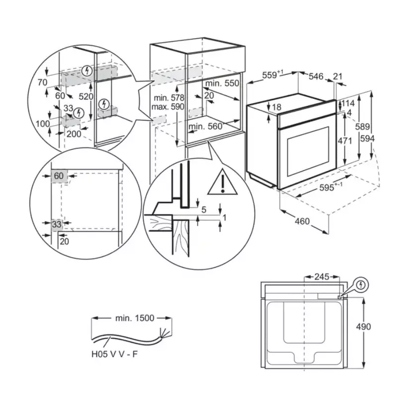 AEG BSE782380B SteamBoost beépíthető gőzsütő, WIFI, Steamify