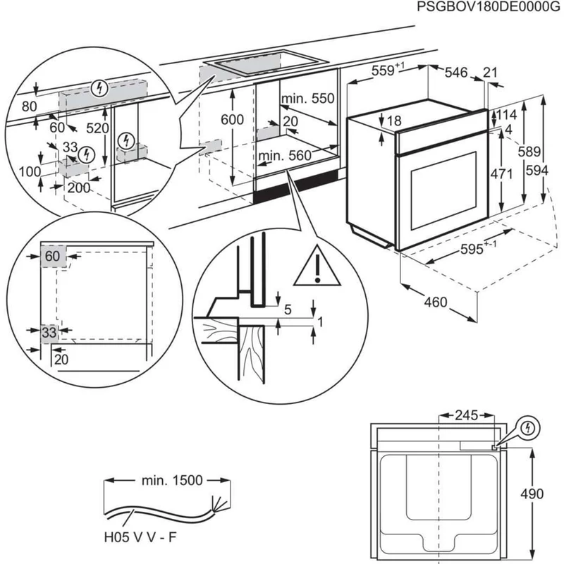 AEG BCE455350M SteamBake beépíthető sütő gőzfunkcióval