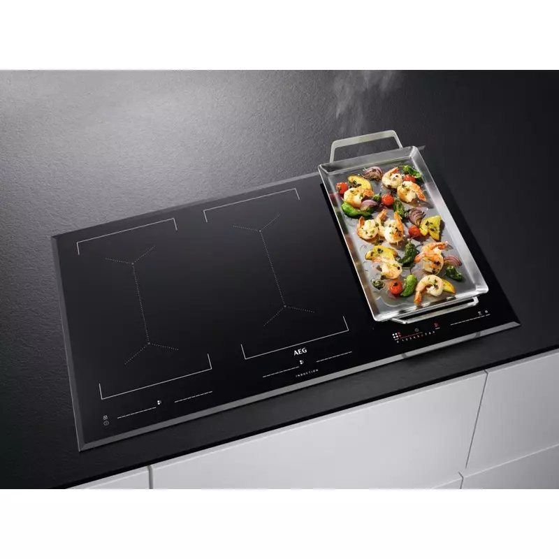 AEG IKE96654FB BEÉPÍTHETŐ INDUKCIÓS FŐZŐLAP, HOB2HOOD, 90 CM