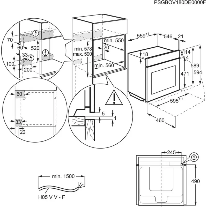 AEG BSK988330M STEAMBOOST BEÉPÍTHETŐ GŐZSÜTŐ STEAMIFY, GŐZTISZTÍTÁS, MAGHŐMÉRŐ