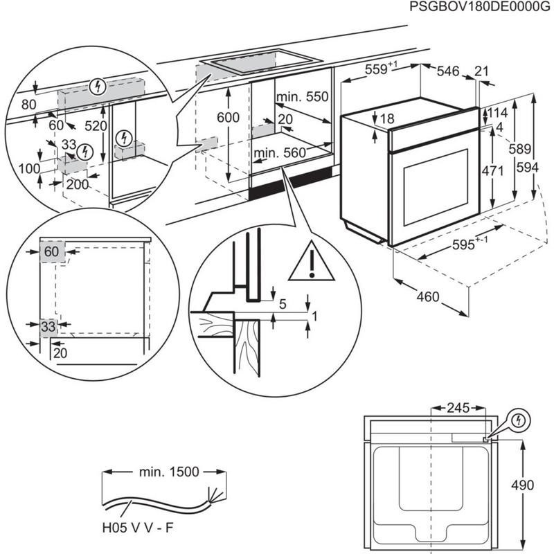 AEG BEB351110B STEAMBAKE BEÉPÍTHETŐ SÜTŐ, AQUA CLEAN TISZTÍTÁS
