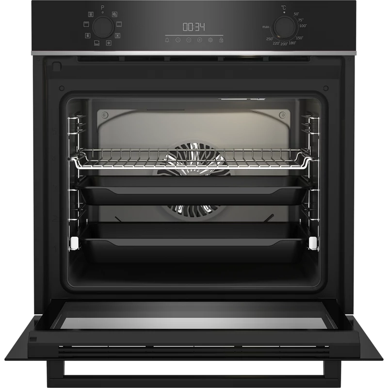 Beko BBSM12320XCS beépíthető sütő + kerámia főzőlap szett