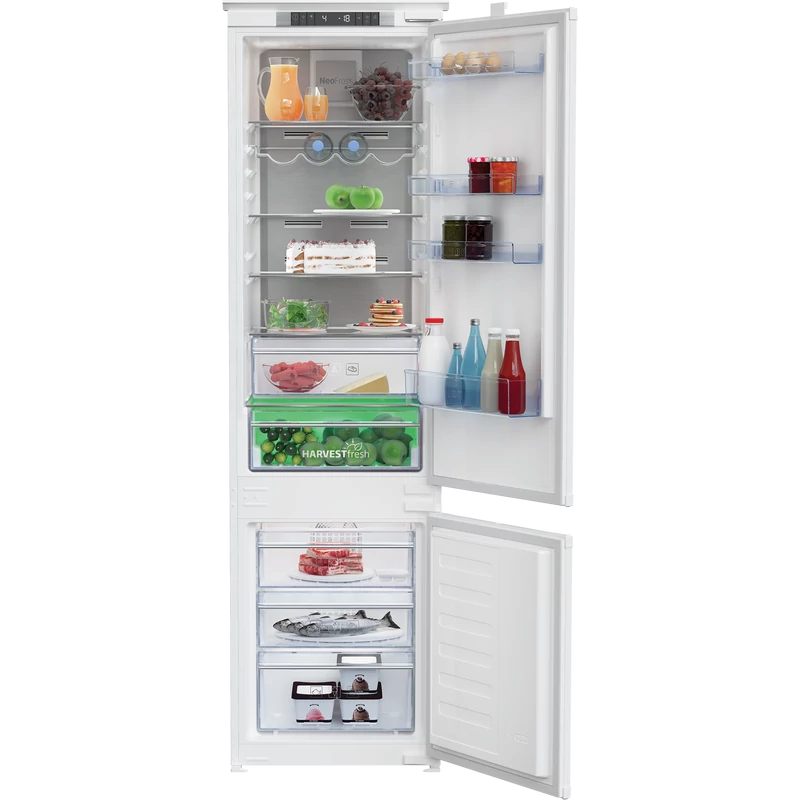 Beko BCNA306E4SN beépíthető alulfagyasztós hűtő NoFrost 193cm