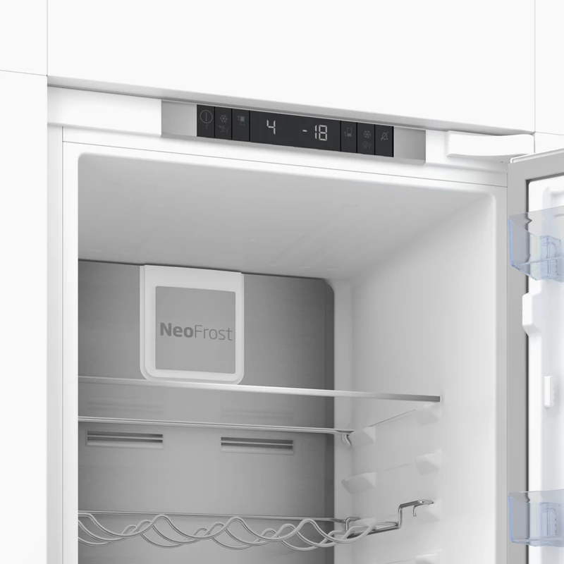 Beko BCNA306E4SN beépíthető alulfagyasztós hűtő NoFrost 193cm