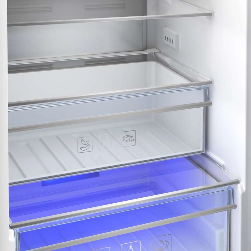 Beko BCNA306E4SN beépíthető alulfagyasztós hűtő NoFrost 193cm